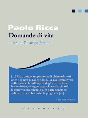 cover image of Domande di vita
